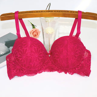 Push-up Lace Bra with Steel Ring