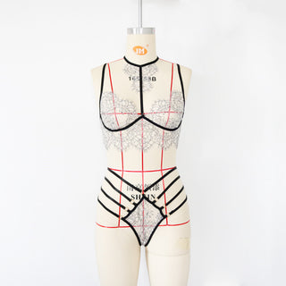 Three-point Bondage lingerie