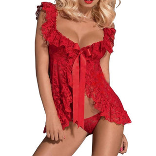 Lace Babydoll Lingerie Set