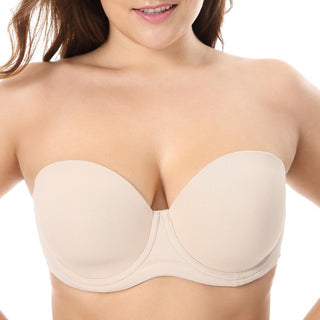 Women's plus size Strapless bra