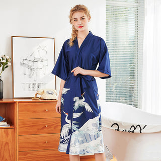 Silk Long sleeve Robe