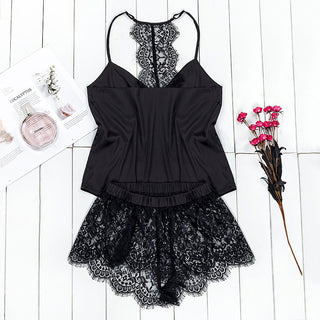 Suspender Camisole and Short Set Sleepwear