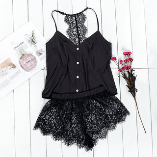 Suspender Camisole and Short Set Sleepwear