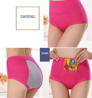 Menstrual Long waisted side leakage proof pants L-XXXL R1