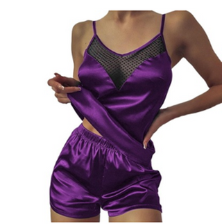 Silk Camisole and Short Set Sleepwear