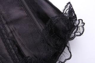 Black Ding Lace Corset Lingerie