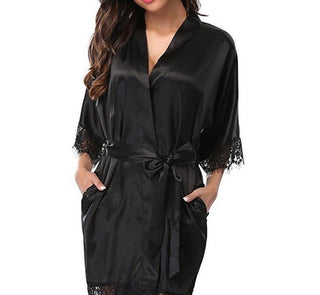 Plus Size Nightwear Silk Robe