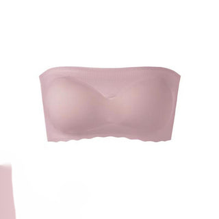 Ice Silk Seamless strapless Bra Wrapped Underwear