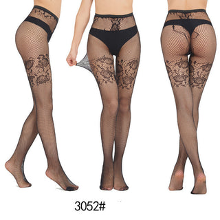 Stockings Jacquard Net Pants Hollow Temptation Fishnet Stockings Bottoming Pantyhose