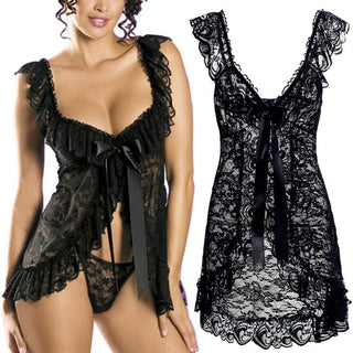 Lace Babydoll Lingerie Set