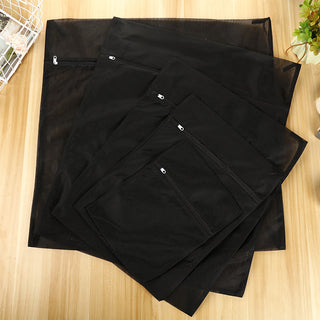 Thickened black laundry bag