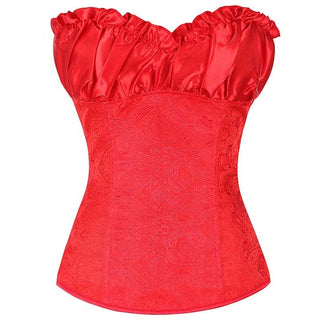 Cashew Flower Pattern Corset Shapewear