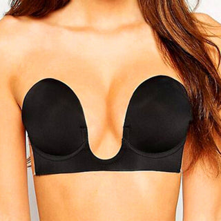 Self-Adhesive Strapless Gel Silicone Plunge Bra