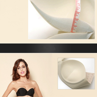 Seamless Seduction: Women's Front Closure Self-Adhesive Silicone Push Up Bra