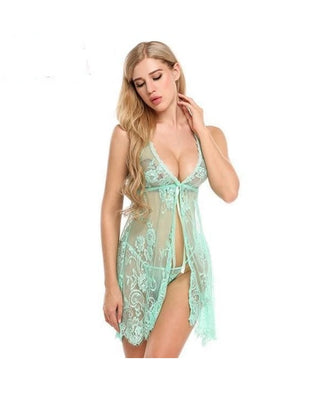 Lace Babydoll Lingerie Set