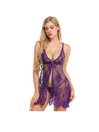 Lace Babydoll Lingerie Set