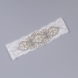 Rhinestone Lace Bridal Garter