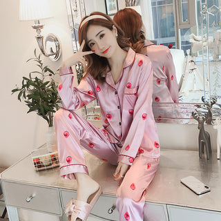 Silk Multiple print pajamas