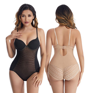 Underwired Bra Bodysuit Shapewear