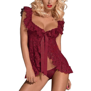 Lace Babydoll Lingerie Set