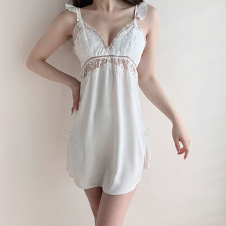 Pure Color Chemise Sleepwear