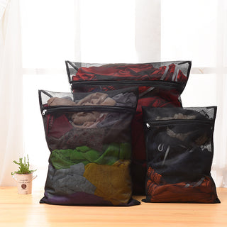 Thickened black laundry bag