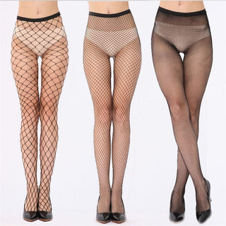 Women's Velvet Hollowed Out Pantyhose Fishnet Stockings Stockings