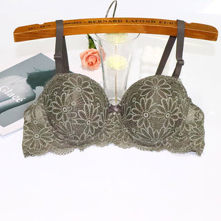 Push-up Lace Bra with Steel Ring