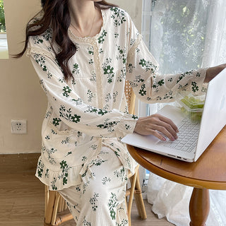 Bubble Cotton Double Layer Pajamas