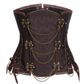 Metal Chain Punk bustier Shapewear