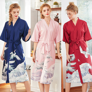 Silk Long sleeve Robe