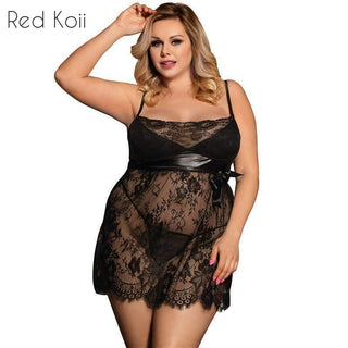 Eyelash Lace Babydoll Sleepwear