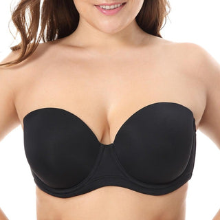 Women's plus size Strapless bra