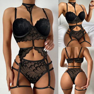 Lingerie set with Garter Belts