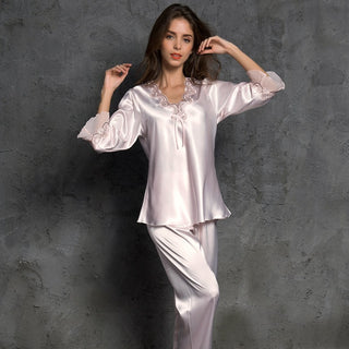 Pink Silk pajama set