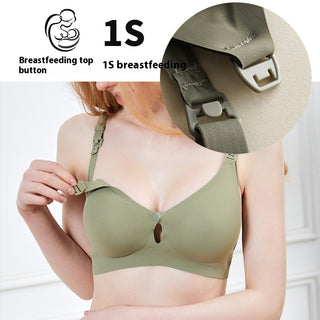 Nursing Push Up Bras Postpartum Feeding Front Buckle