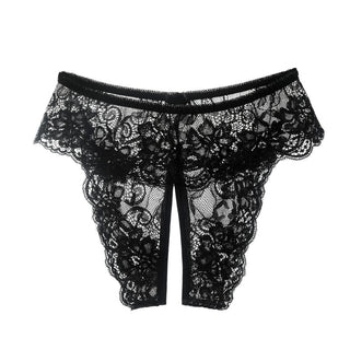 Lace Crotchless Underwear