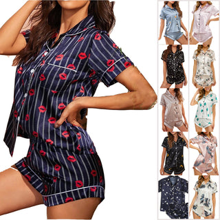 Casual Shorts Set Sleepwear