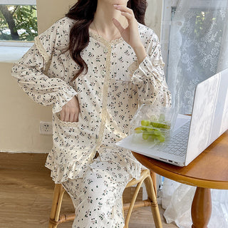 Bubble Cotton Double Layer Pajamas