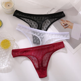 Fashion Sexy Solid Color Breathable Women's Thong