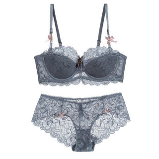 Quarter cup bra Lingerie set