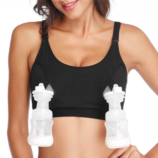 Hands-free Adjustable Breast Pumping Bra Without Rims