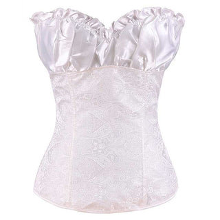 Cashew Flower Pattern Corset Shapewear