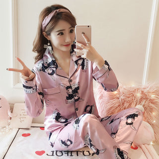 Silk Multiple print pajamas