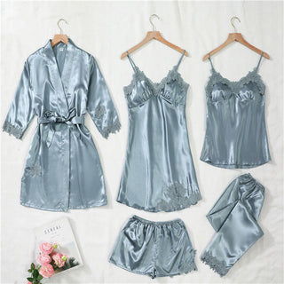 Silk Camisole and Short robe set Sleepwear