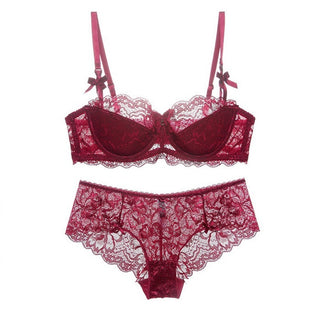 Quarter cup bra Lingerie set