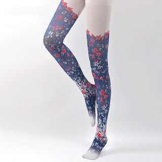 Gradient color stockings pantyhose Korean socks