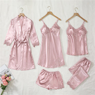 Silk Camisole and Short robe set Sleepwear