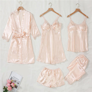 Silk Camisole and Short robe set Sleepwear