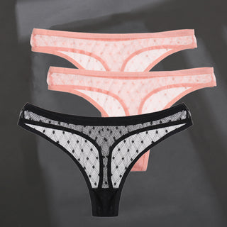 Fashion Sexy Solid Color Breathable Women's Thong